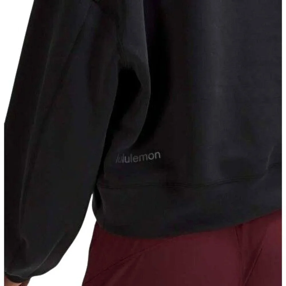 Lululemon Softstreme Perfectly Oversized Cropped Crew Sweatshirt - Picture 2 of 10